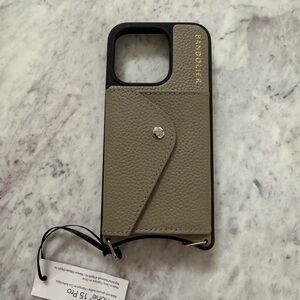 Bandolier case 15 pro Leather Phone Case